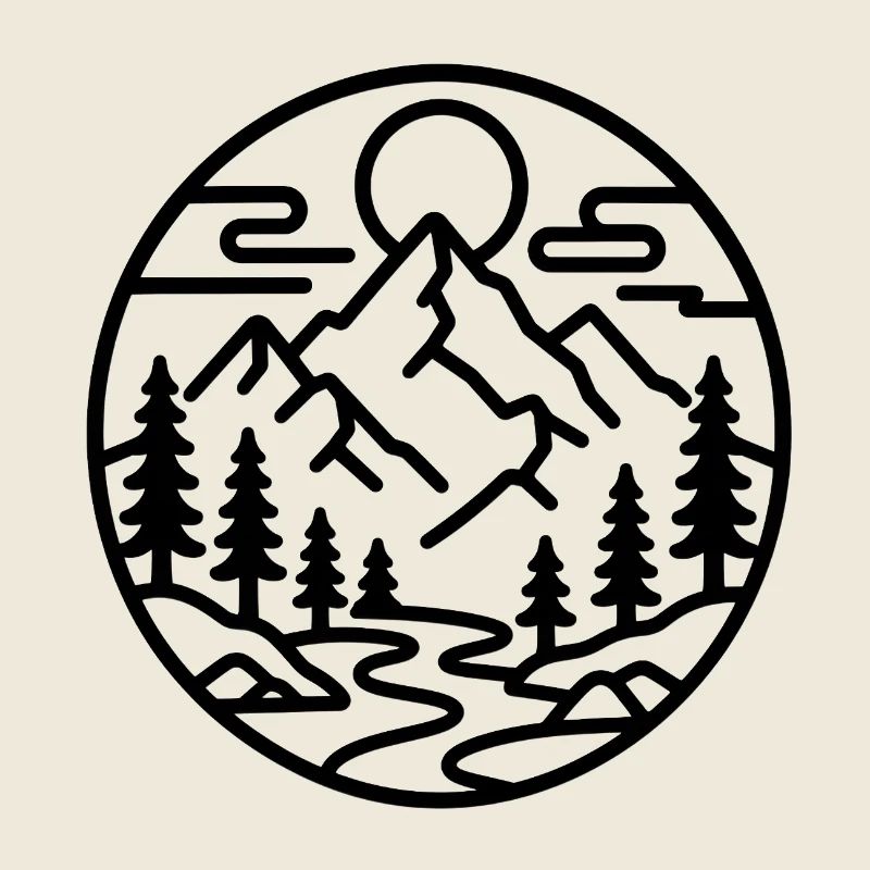 Mountain Forest Emblem