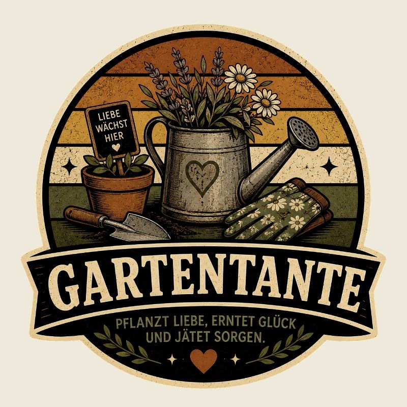 Gartentante Retro