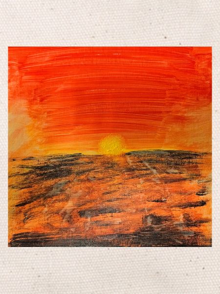 Fire Red Sunset