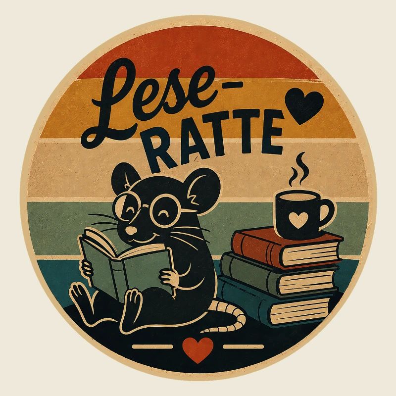 Leseratte Retro