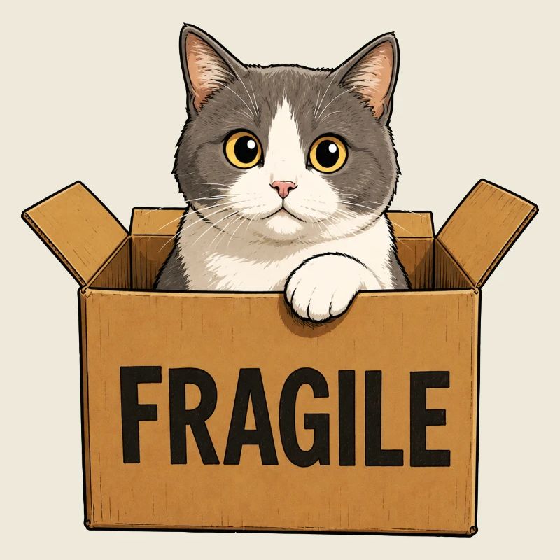 Cat in a box