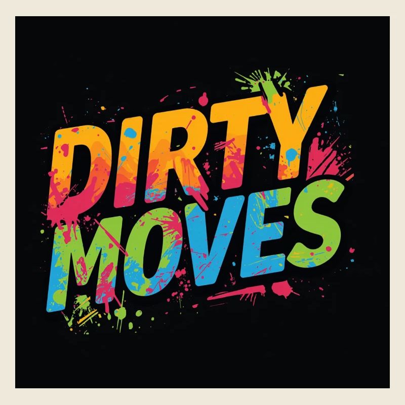 Dirty Moves Neon Splash Tee
