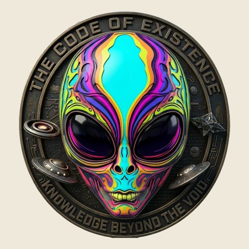 Le Code de l’existence Art de science-fiction extraterrestre