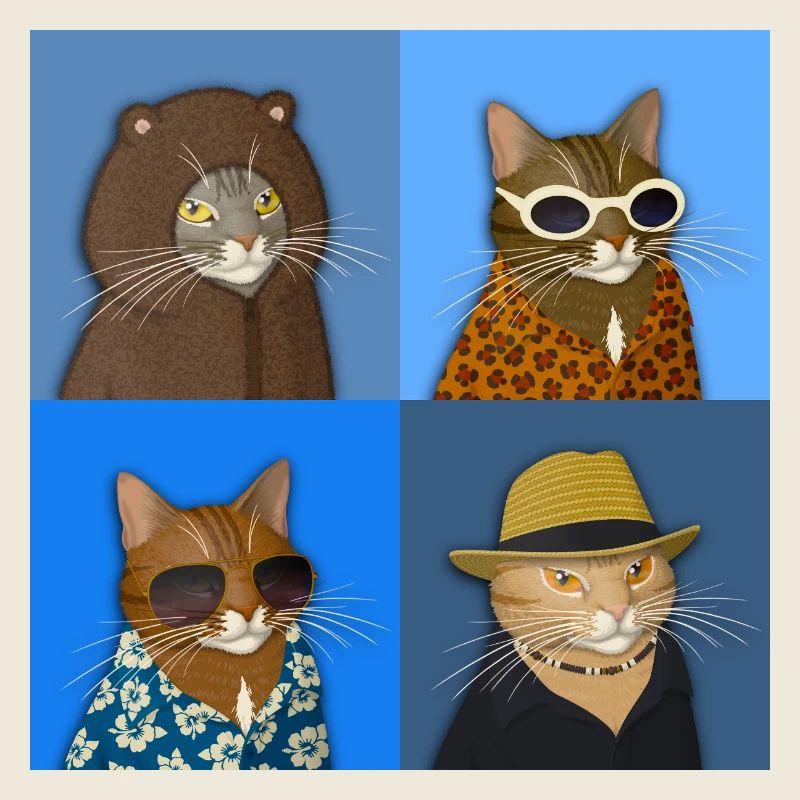 Getigerte Katzensorte