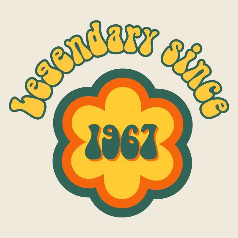 Legendary since 1967 Birthday Retro