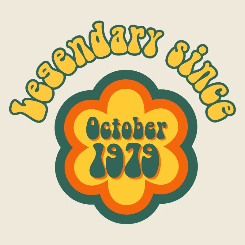 Legendary since October 1979 Birthday Retro