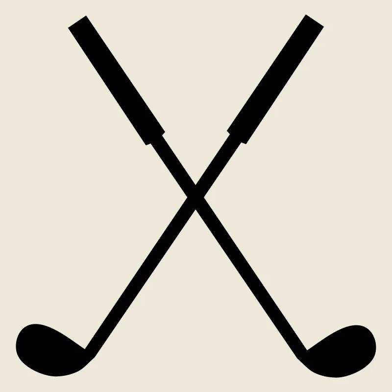 Golfschläger in schwarz