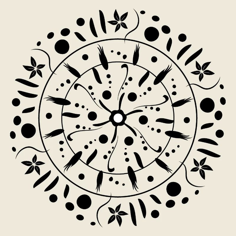 Grain Circle Pattern Gift Idea