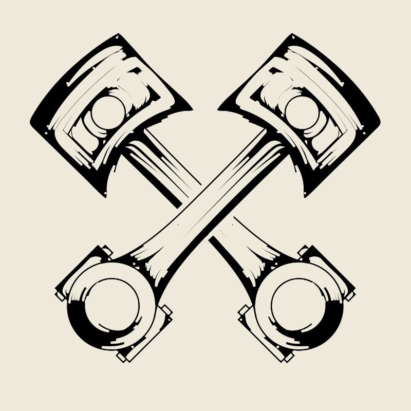 Car - Piston - Workshop - Engine - Garage