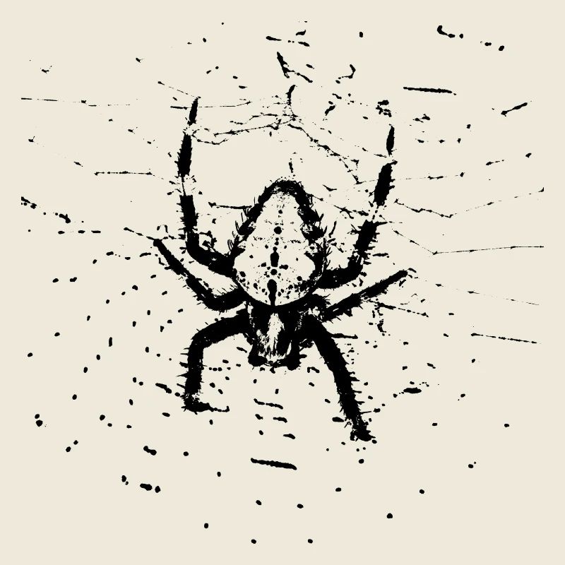 Spider in the web