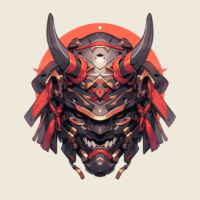 Futuristic Samurai Warrior Tribe