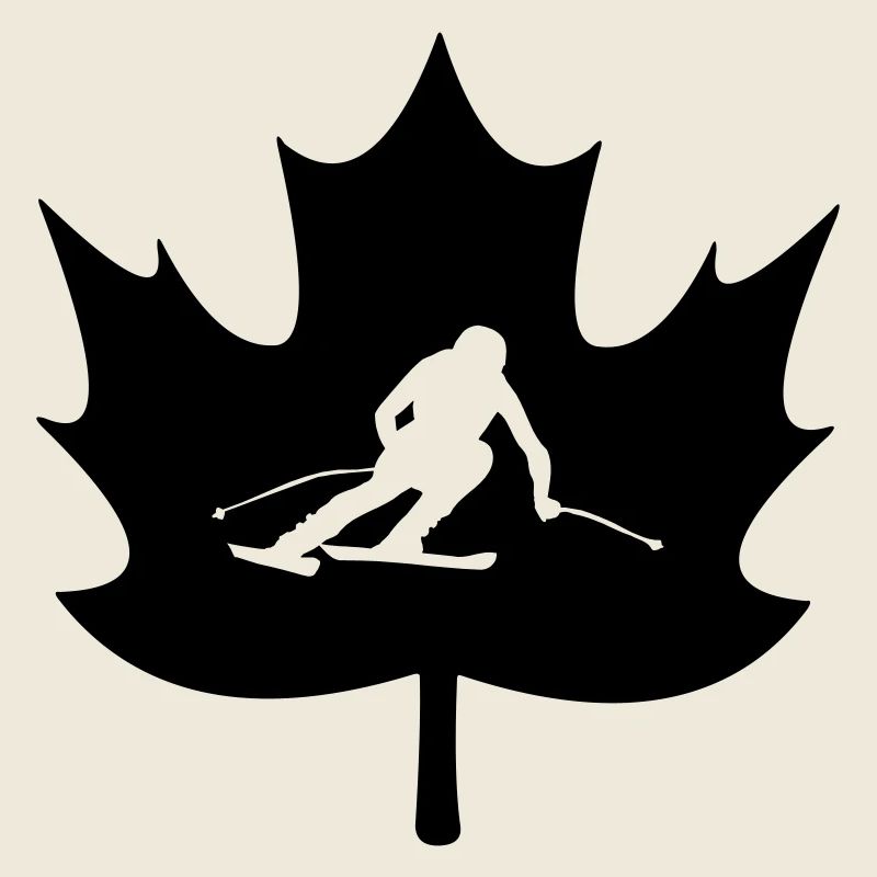 Logo du ski feuille d’érable du Canada