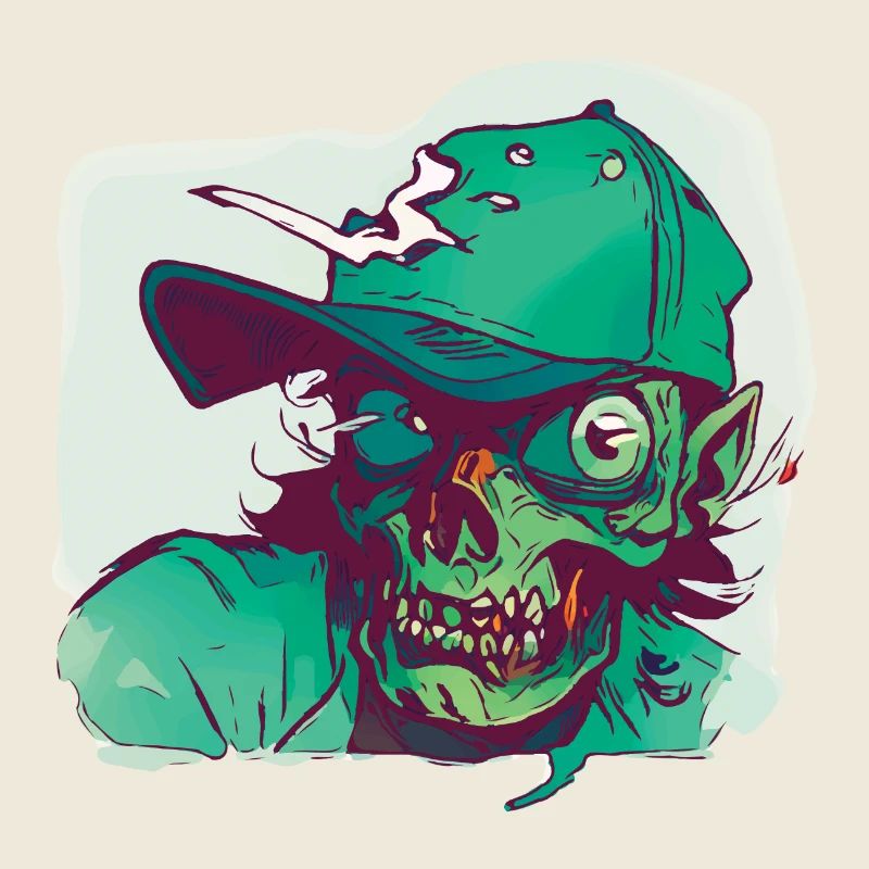 Zombie avec chapeau