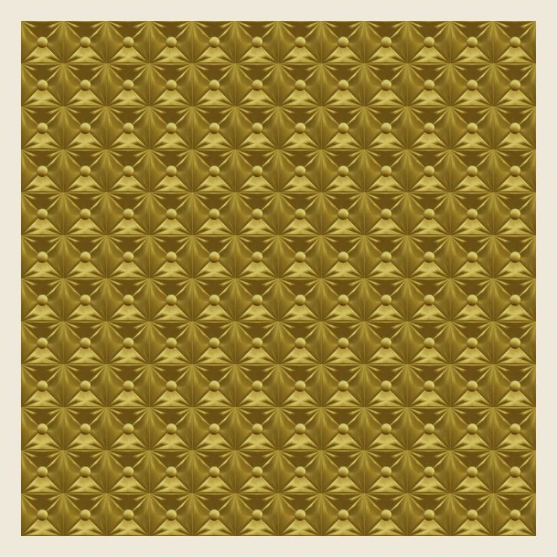 Diamond Tufting pattern Gold