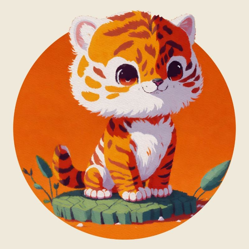 Little Tiger So Cute Child