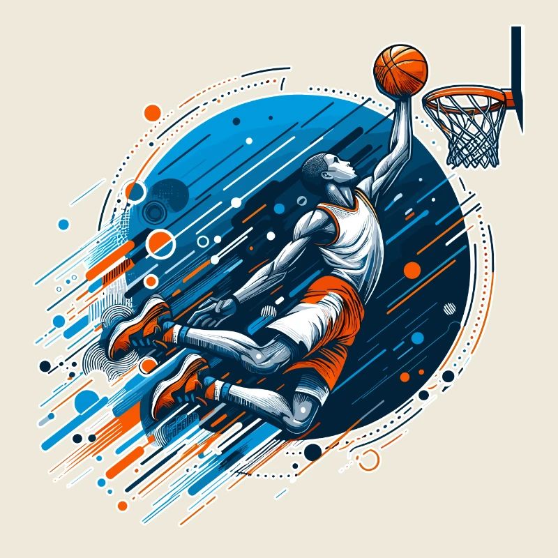 Basketball Dunking Geschenk