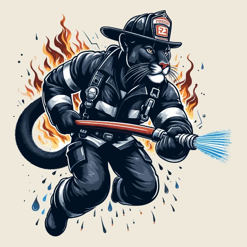 Fire Brigade Panther Jaguar Gift