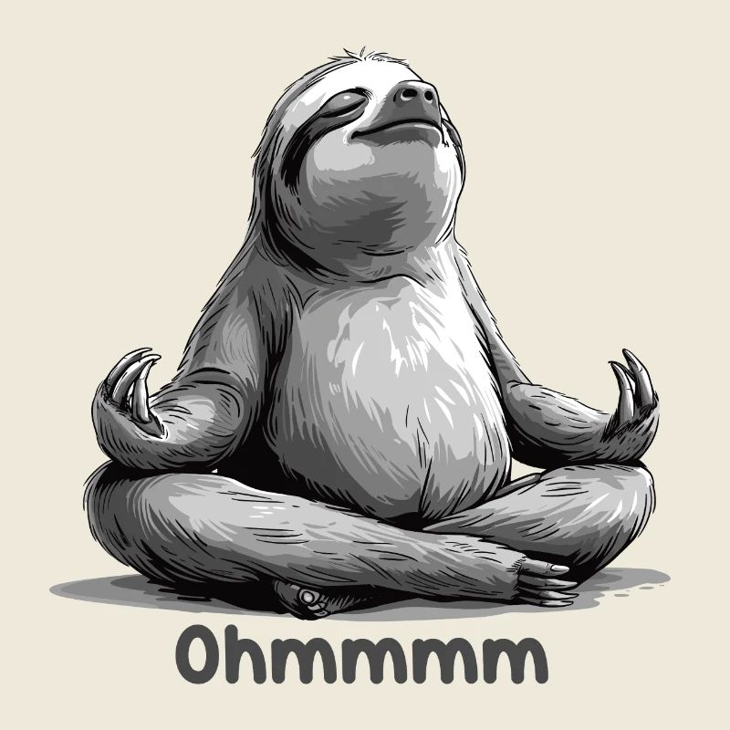 Yoga, Sloth, Relaxation, Chilling, Meditation