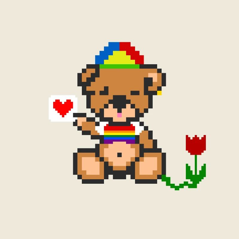 Pixel Bear Pride