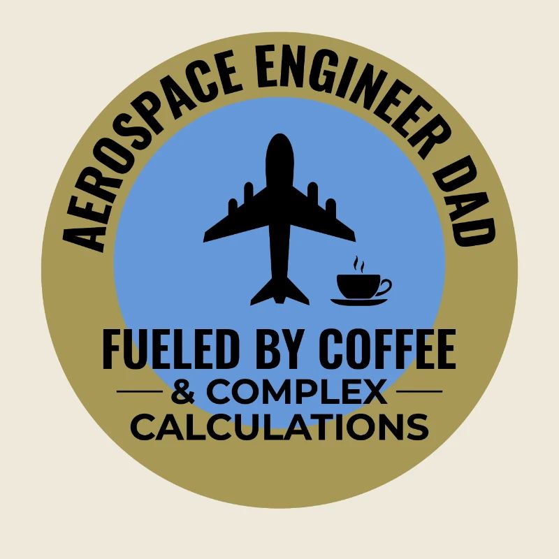 Aerospace Engineer Dad Coffee Plane Airplane