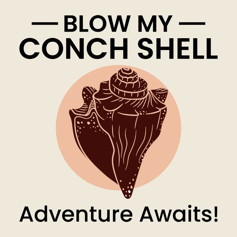 Conch Seashells Collector Beachcomber Sea Shell