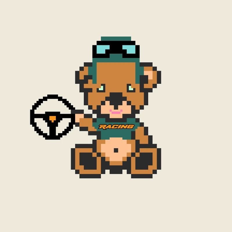 Pixel Bear Racing