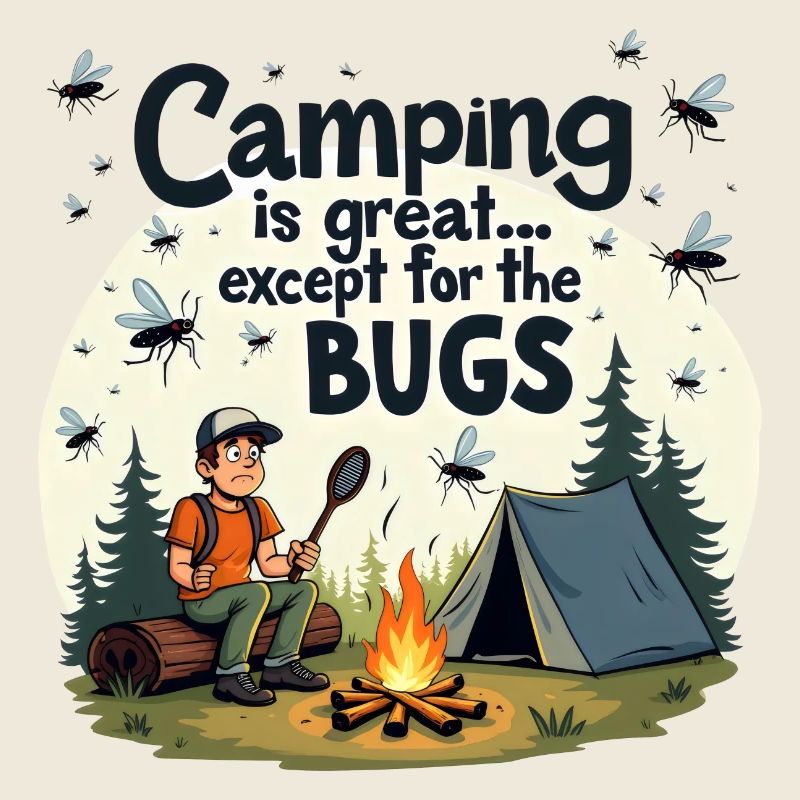 Camping is great except for the annoying mosquitoes!