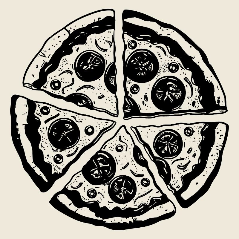 Dessin de pizza