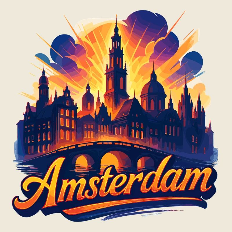 Amsterdam Capital Netherlands Holland Gift