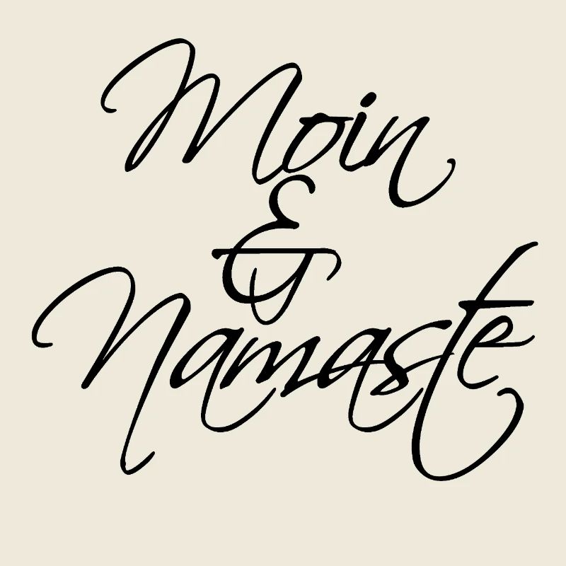 Moin & Namaste, schwarz