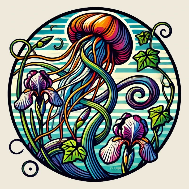 Iridescent Jellyfish Garden