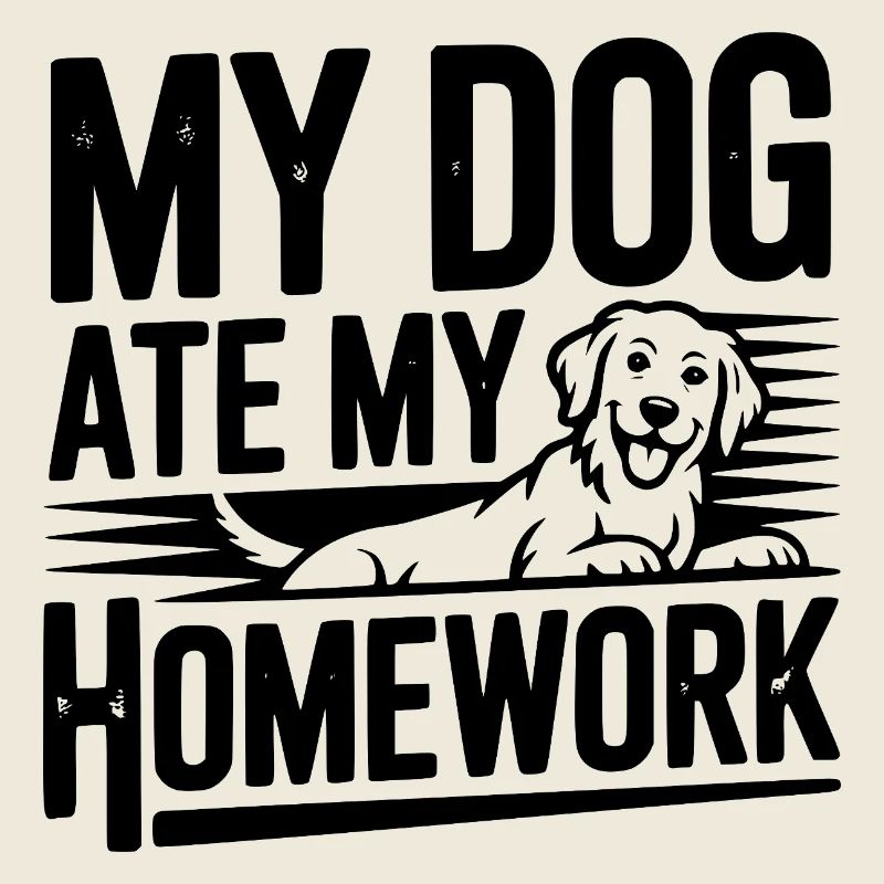 Mon chien a mangé mes devoirs