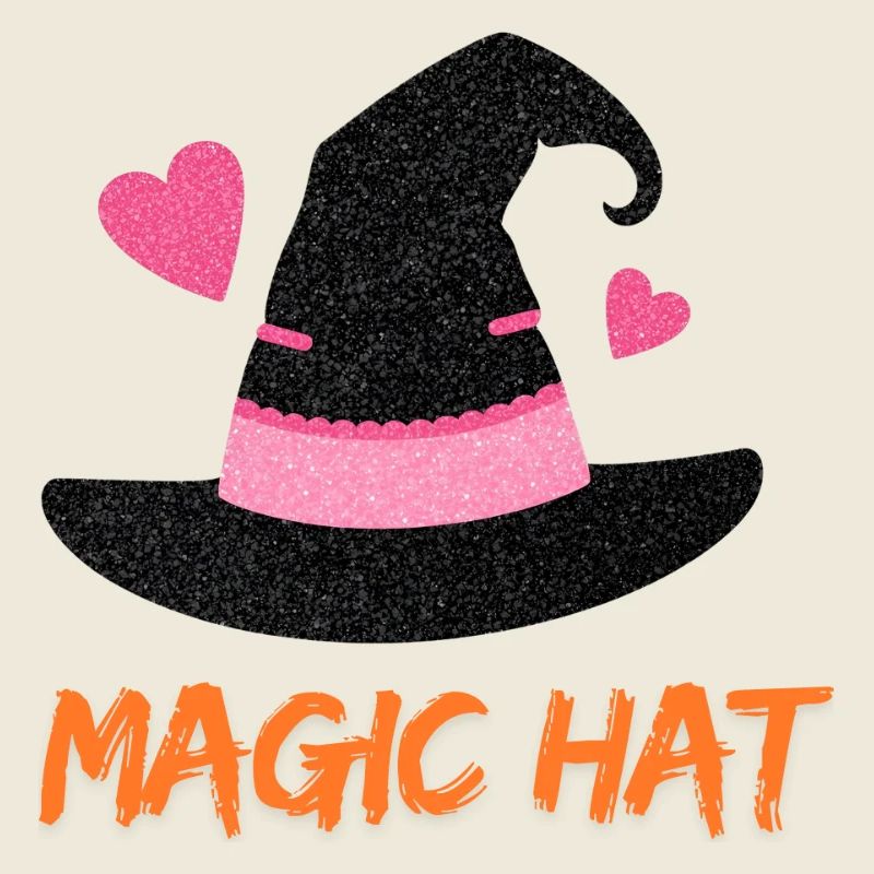 Magic hat - Pink Glitter Magic Hat