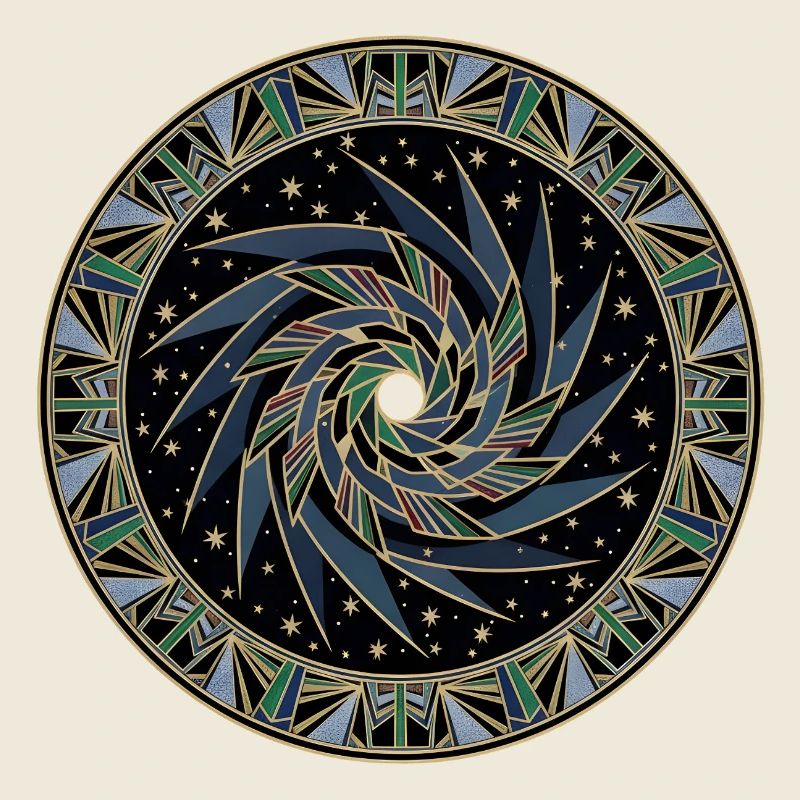 Sternenwirbel Mandala