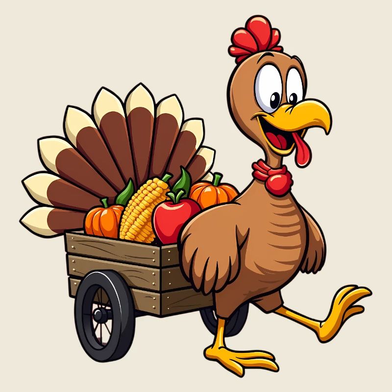 Thanksgiving Drôle Dinde de Thanksgiving