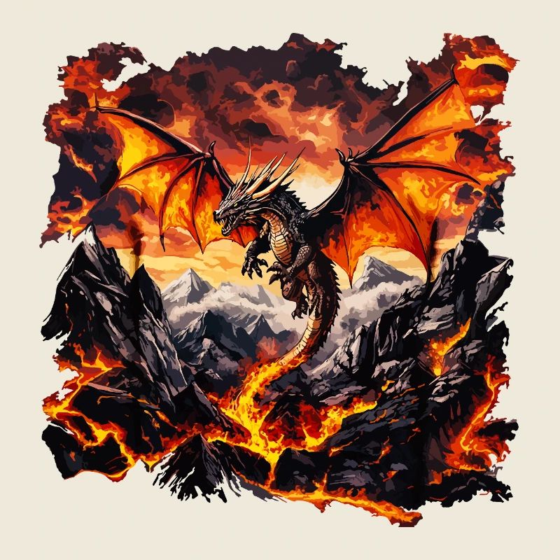 Dragon Fire Gothic Mysticism Mythology Creature