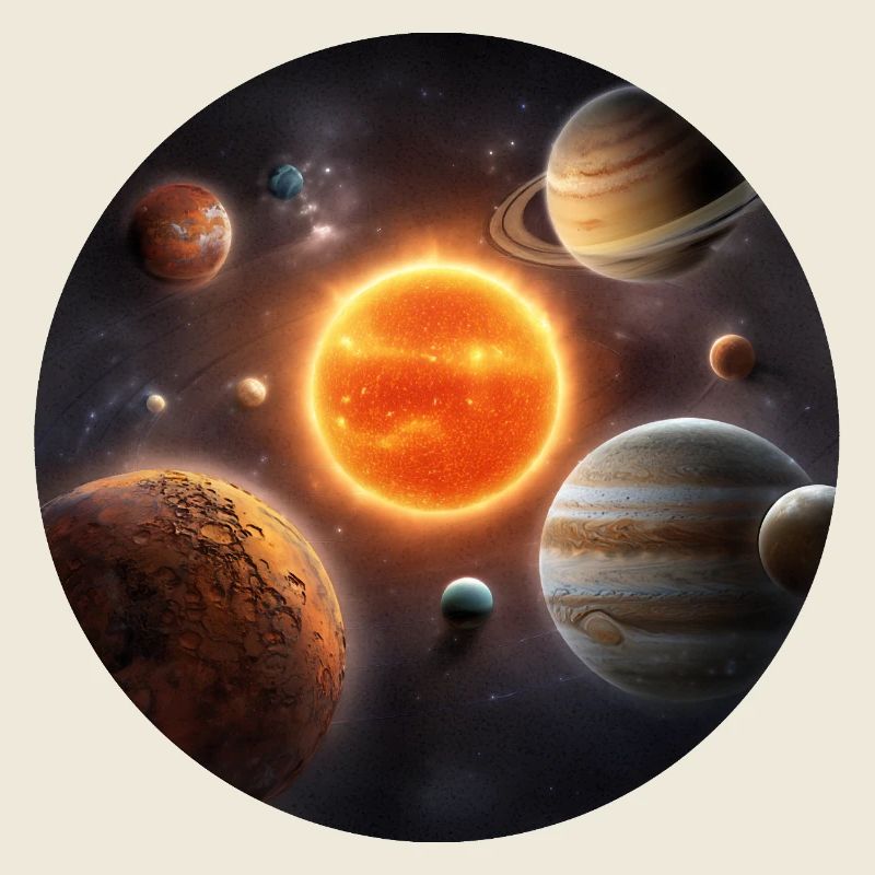 Astronomie Orbite des planètes du système solaire spatial