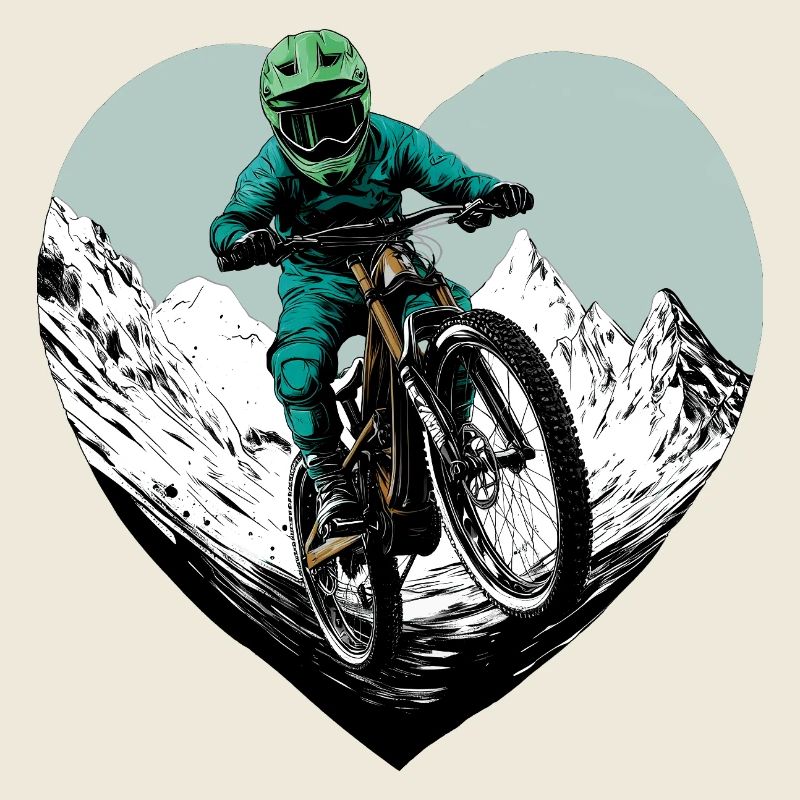 Freerider Berge Herz