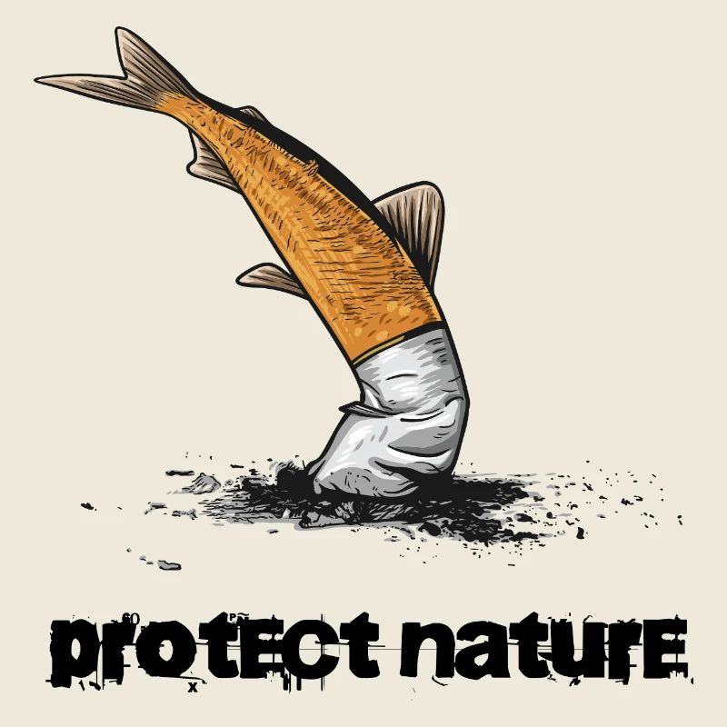Naturschutz Gewässerschutz Zigarette