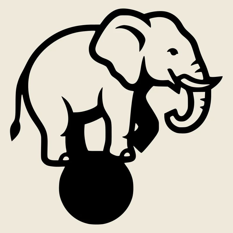 Acrobaties du Cirque Elephant Ball