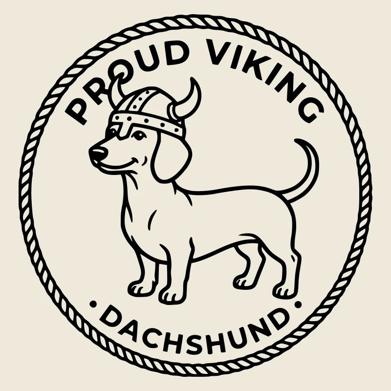 Fierté viking teckel