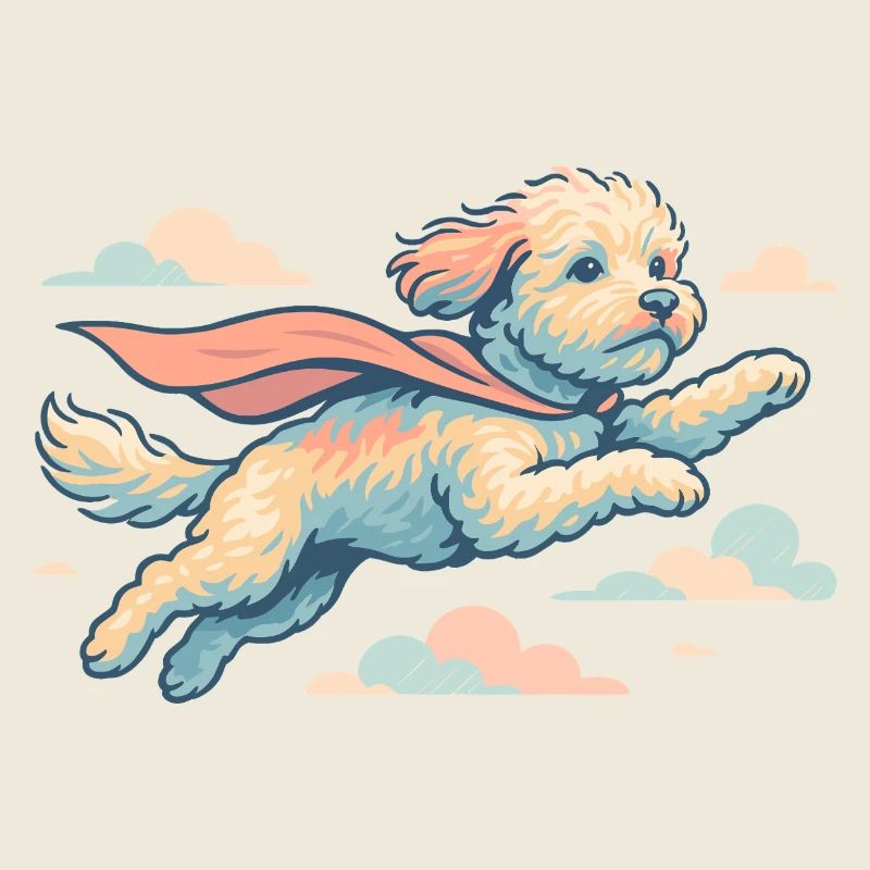 Super Hund Havapoo Cape Umhang Geschenk