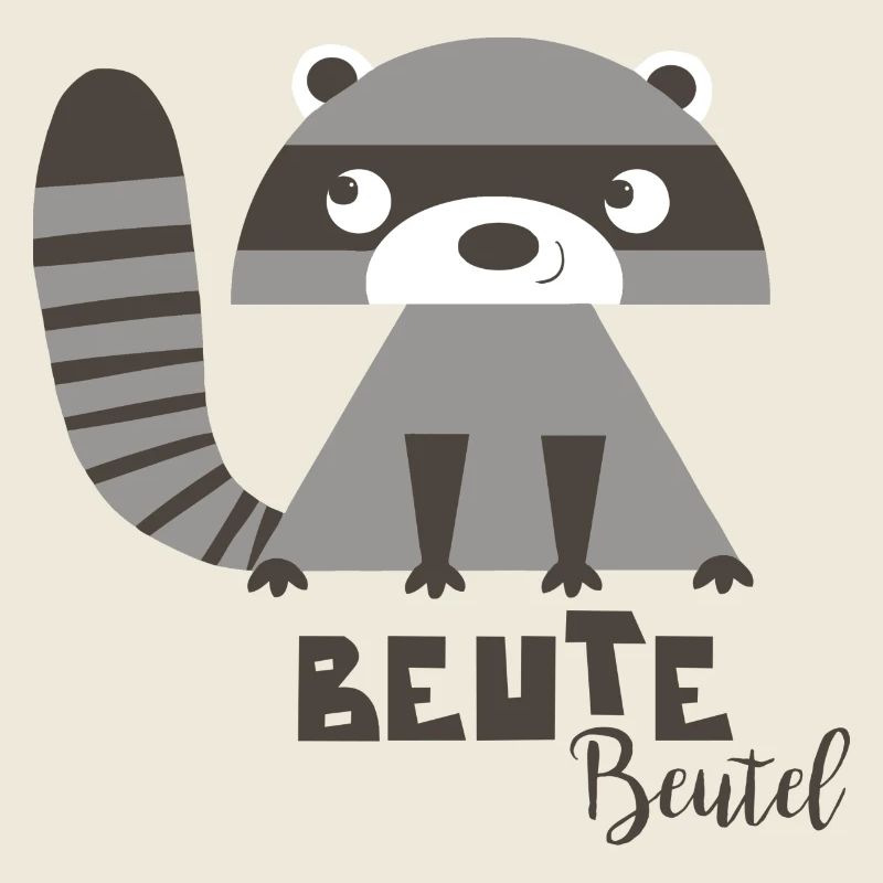 Waschbär Beute Beutel