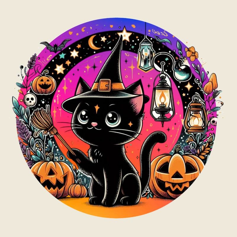 Spooky kitty Halloween 4