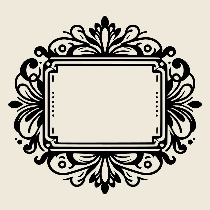 Rahmen Emblem Schild