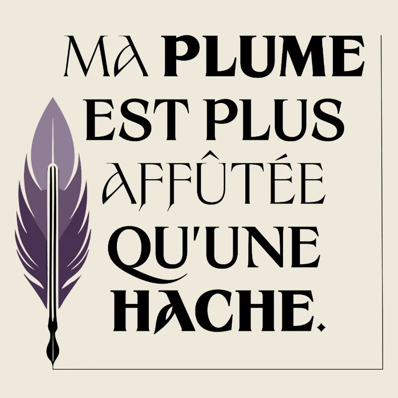 Plume affûtée