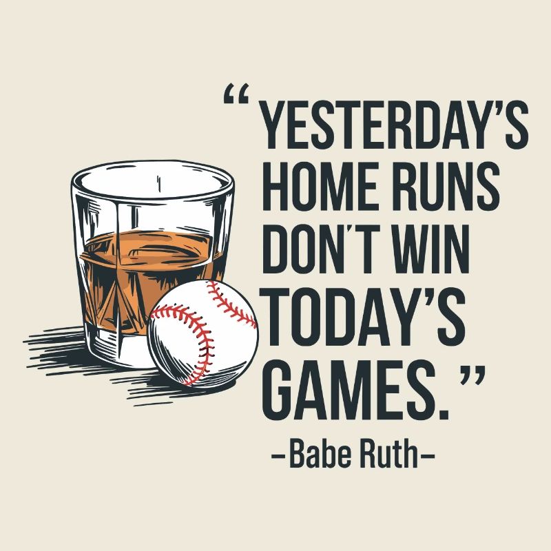 Baseball Babe Ruth Disant Citation Sportive