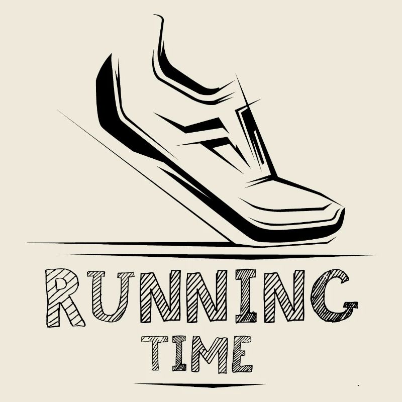 Icône de course Icône d’illustration de coureur de chaussures