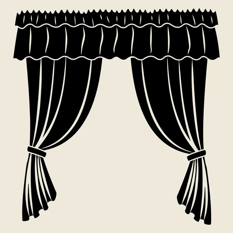 Vorhänge Theater oder Geschäft