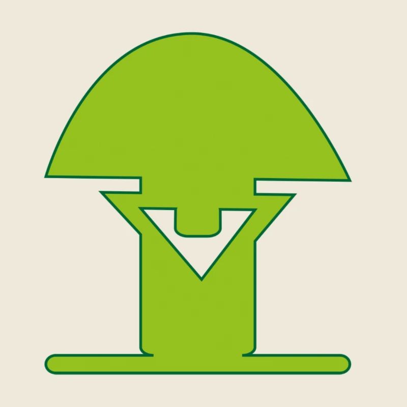 Party Logo Guardian mushroom grass green